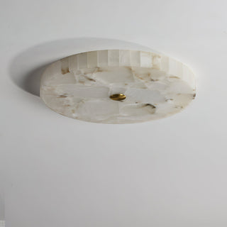 Vosilis Lampe de Plafond Ronde en Albâtre Moderne Minimaliste