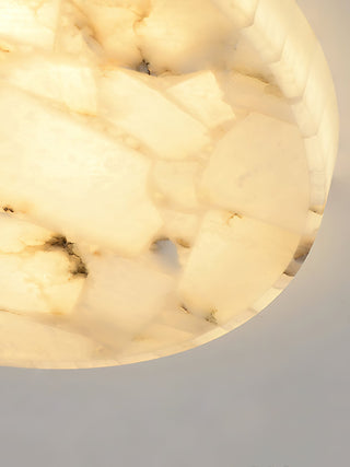 Vosilis Lampe de Plafond Ronde en Albâtre Moderne Minimaliste