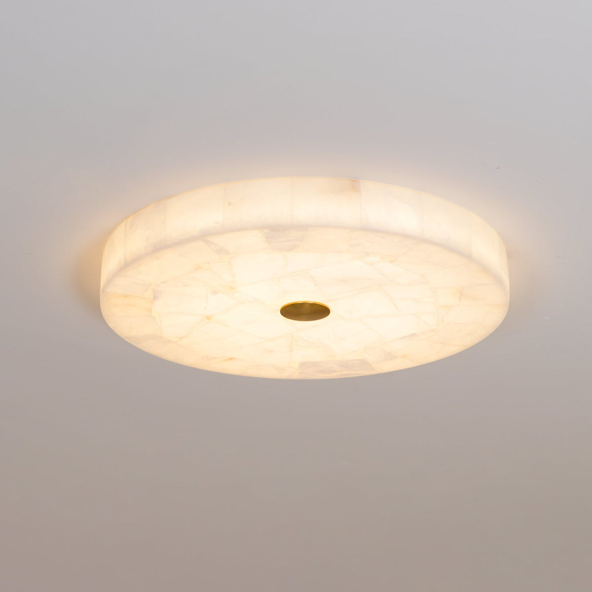 Delya Plafonnier Albâtre LED Rond