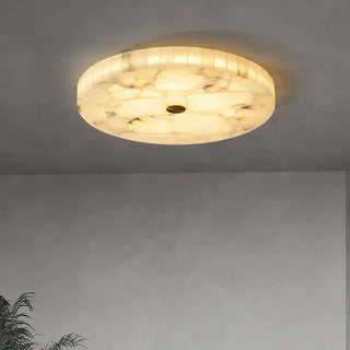 Vosilis Lampe de Plafond Ronde en Albâtre Moderne Minimaliste