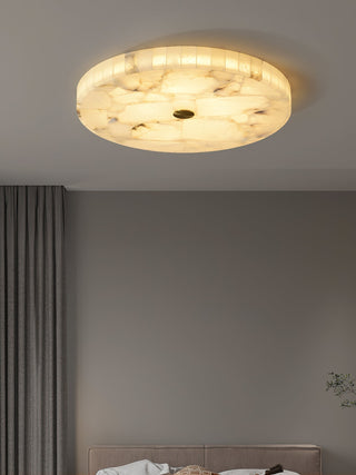 Vosilis Lampe de Plafond Ronde en Albâtre Moderne Minimaliste