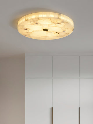 Vosilis Lampe de Plafond Ronde en Albâtre Moderne Minimaliste