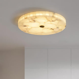 Ciphayra Lumière Plafonnière Ronde Minimaliste en Albâtre-Luire