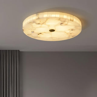 Ciphayra Lumière Plafonnière Ronde Minimaliste en Albâtre-Luire
