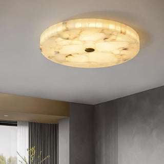 Ciphayra Lumière Plafonnière Ronde Minimaliste en Albâtre-Luire