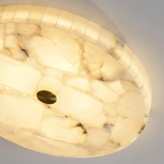 Delya Plafonnier Albâtre LED Rond