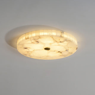 Ciphayra Lumière Plafonnière Ronde Minimaliste en Albâtre-Luire