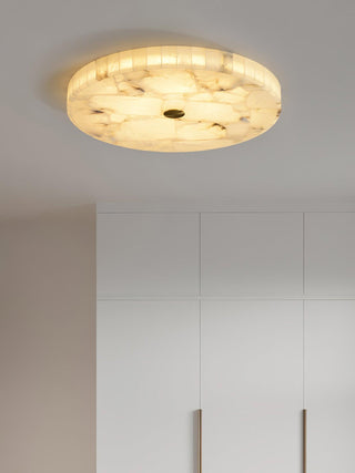 Ciphayra Lumière Plafonnière Ronde Minimaliste en Albâtre-Luire