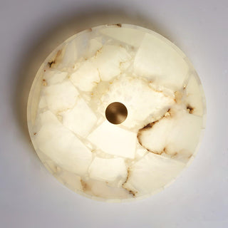 Ciphayra Lumière Plafonnière Ronde Minimaliste en Albâtre-Luire