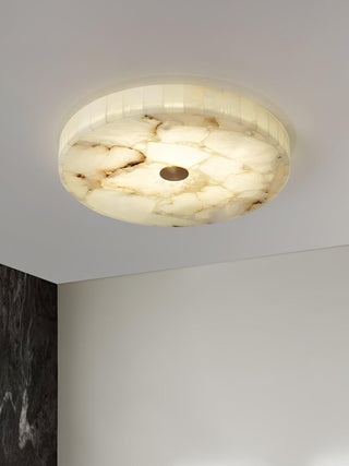 Ciphayra Lumière Plafonnière Ronde Minimaliste en Albâtre-Luire