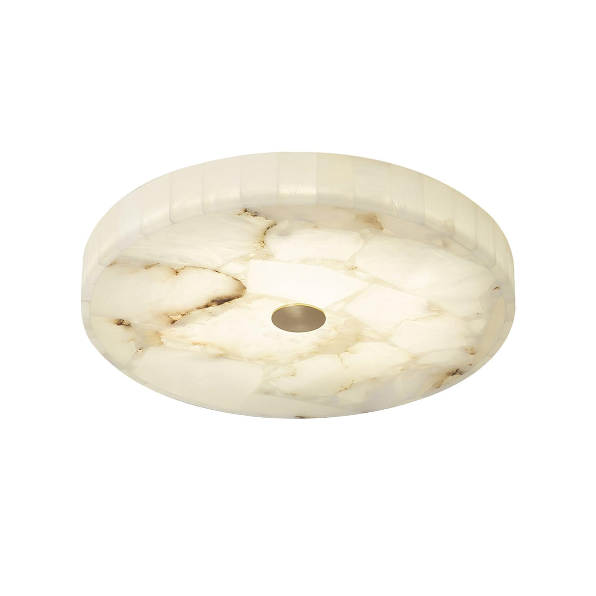 Delya Plafonnier Albâtre LED Rond