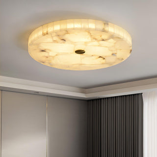 Ciphayra Lumière Plafonnière Ronde Minimaliste en Albâtre-Luire