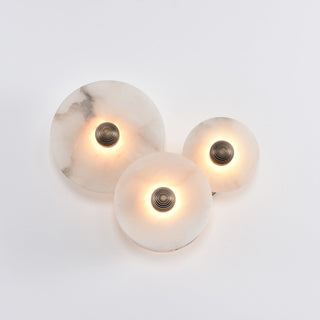 Selene Plafonnier Minimaliste en Albâtre-Luire