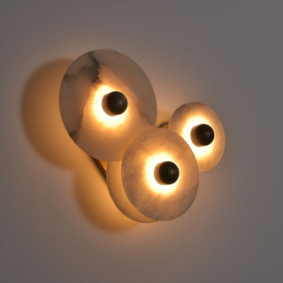 Selene Plafonnier Minimaliste en Albâtre-Luire