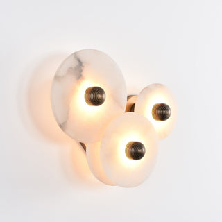 Selene Plafonnier Minimaliste en Albâtre-Luire