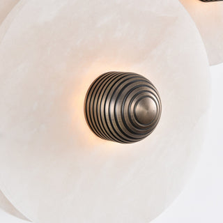 Selene Plafonnier Minimaliste en Albâtre-Luire