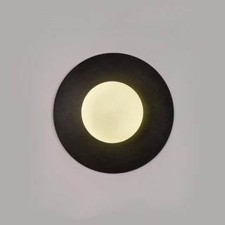 Godfrey Applique Murale Ronde Art Minimaliste en Laiton et Verre