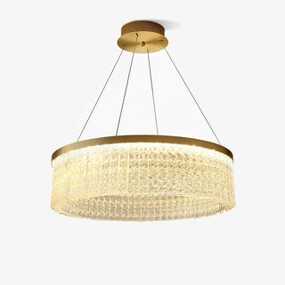 Lustra Lustre Halo Rond en Cristal