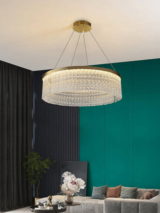 Lustra Lustre Halo Rond en Cristal