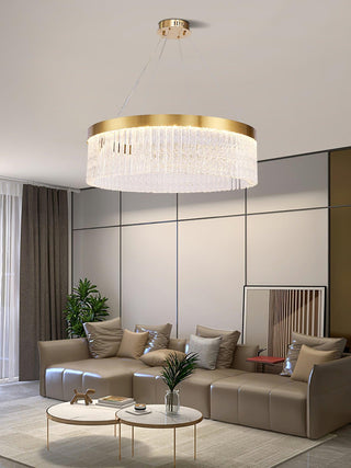 Lustra Lustre Halo Rond en Cristal