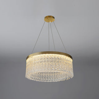 Lustra Lustre Halo Rond en Cristal
