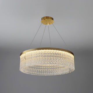 Lustra Lustre Halo Rond en Cristal