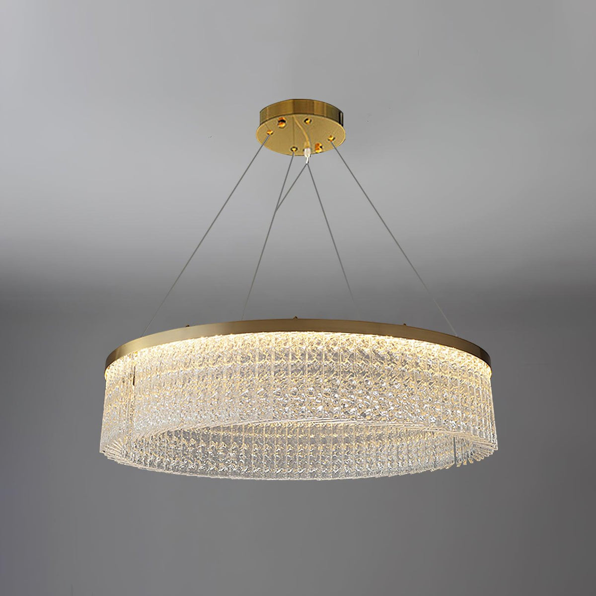 Pavielle Lustre Halo Rond en Cristal
