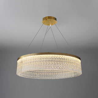 Lustra Lustre Halo Rond en Cristal