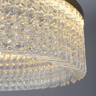 Lustra Lustre Halo Rond en Cristal