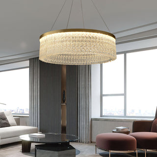 Lustra Lustre Halo Rond en Cristal