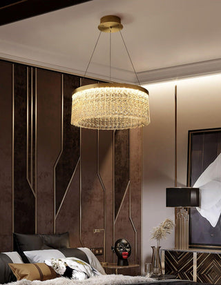 Lustra Lustre Halo Rond en Cristal