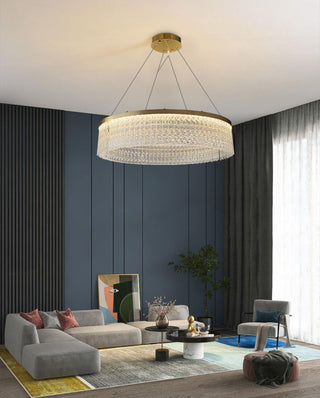 Lustra Lustre Halo Rond en Cristal