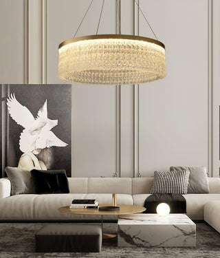 Lustra Lustre Halo Rond en Cristal