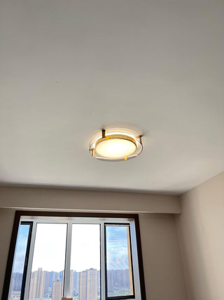 Erliris Plafonnier Rond Métal Moderne