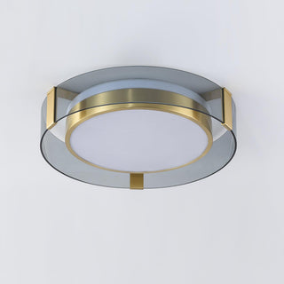 Erliris Plafonnier Rond Métal Moderne