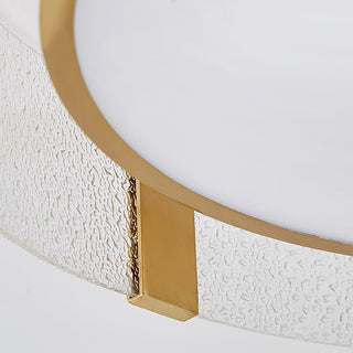 Erliris Plafonnier Rond Métal Moderne