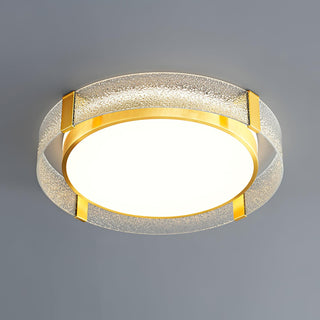 Erliris Plafonnier Rond Métal Moderne