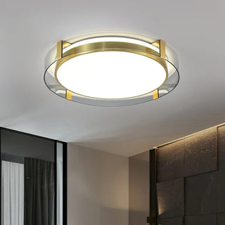 Erliris Plafonnier Rond Métal Moderne