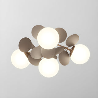Solara Plafonnier Rond Macaron aux Couleurs Pastel-Luire