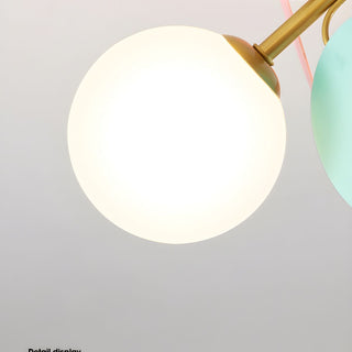 Solara Plafonnier Rond Macaron aux Couleurs Pastel-Luire