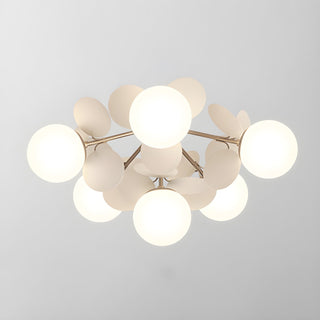Solara Plafonnier Rond Macaron aux Couleurs Pastel-Luire