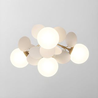 Solara Plafonnier Rond Macaron aux Couleurs Pastel-Luire