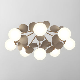Solara Plafonnier Rond Macaron aux Couleurs Pastel-Luire