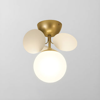 Solara Plafonnier Rond Macaron aux Couleurs Pastel-Luire