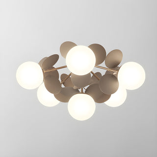 Solara Plafonnier Rond Macaron aux Couleurs Pastel-Luire