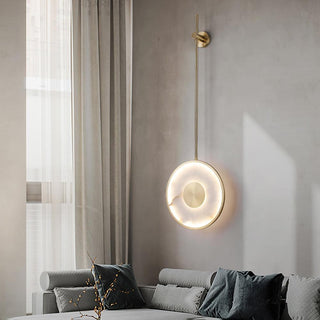 Vevelila Suspension Minimaliste en Albâtre