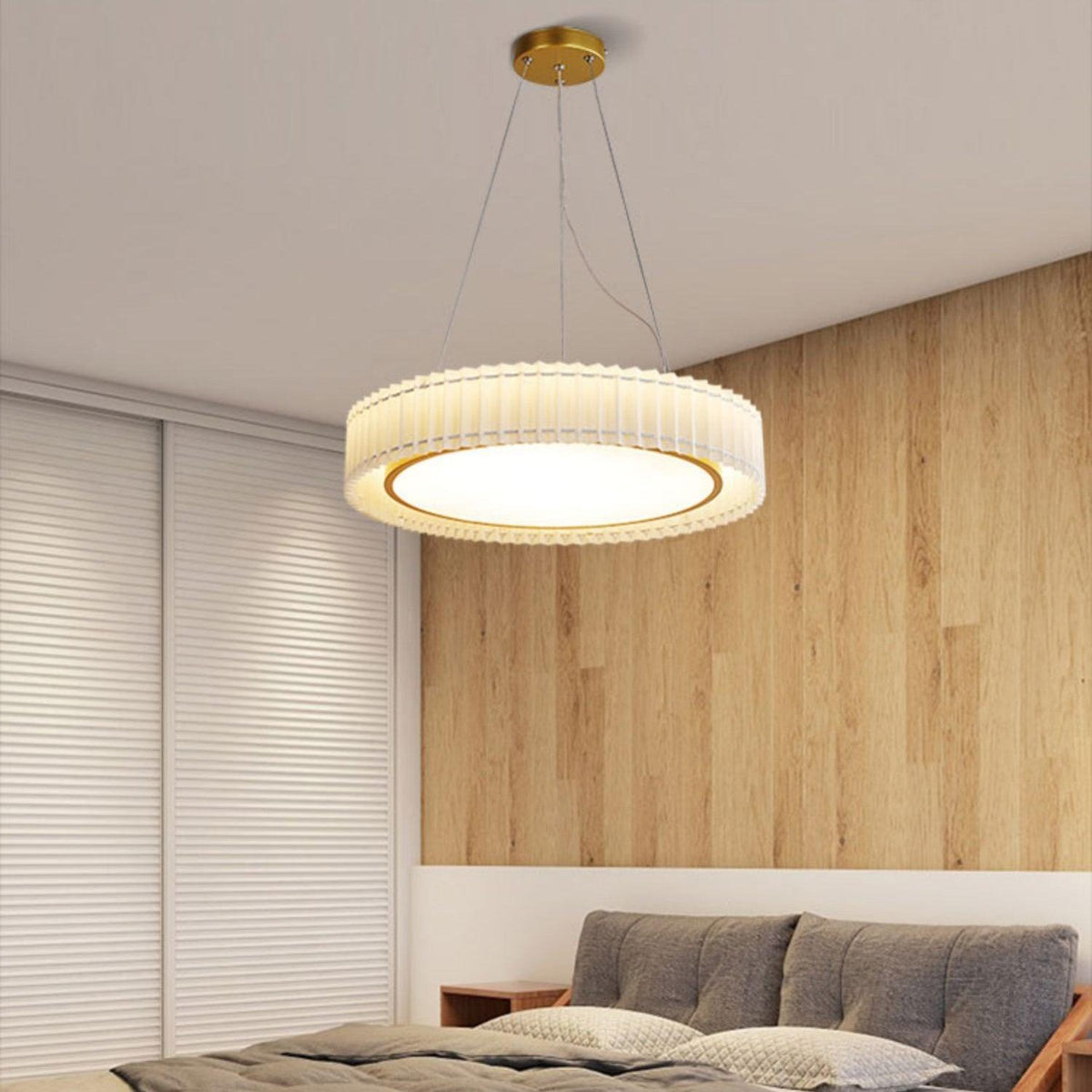 Averise Suspension Lampe en Tissu Confortable