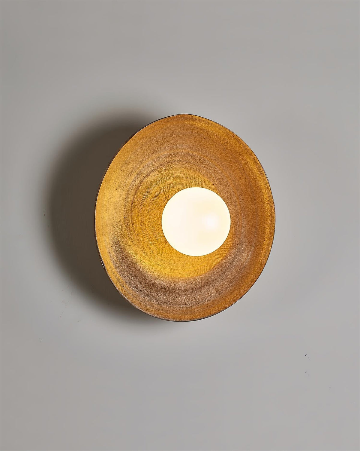 Wall Lamp Fiberglass Globe Nordic-Neutral Decor
