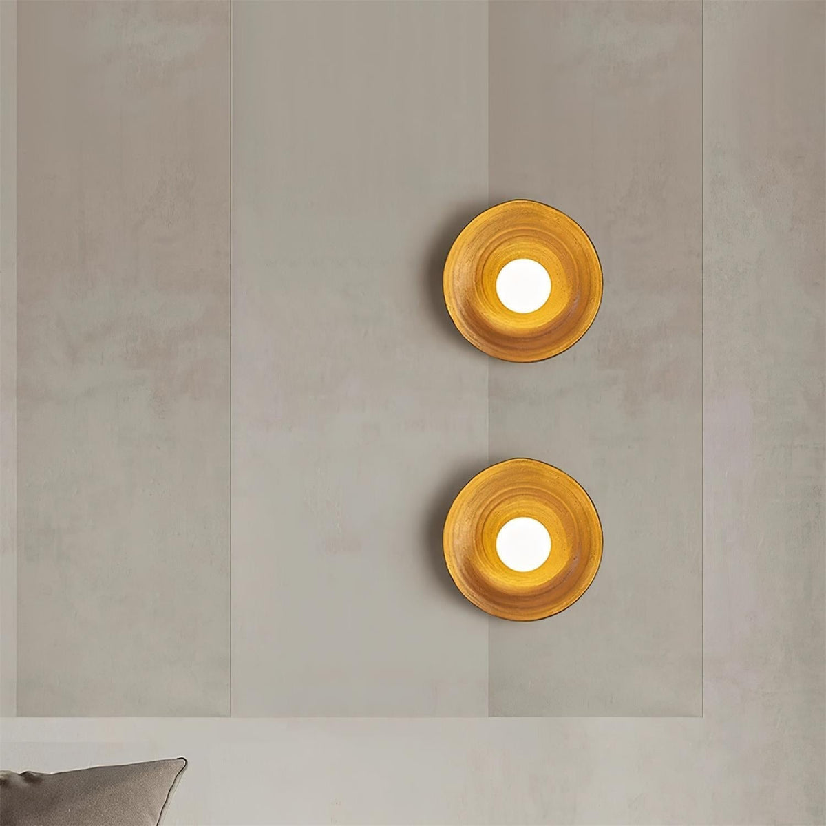 Wall Lamp Fiberglass Globe Nordic-Neutral Decor