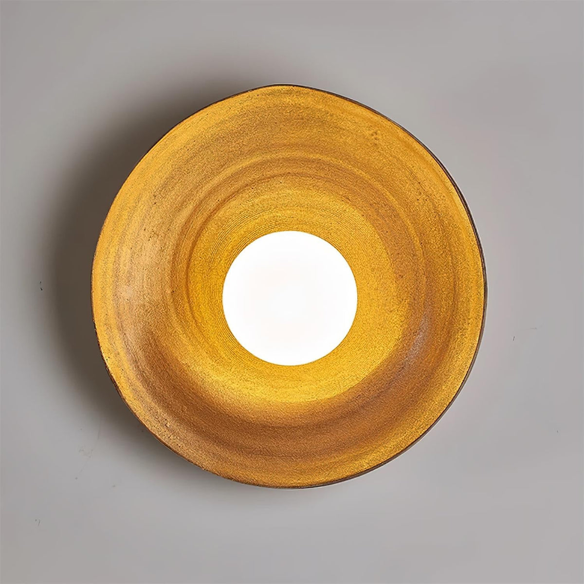 Wall Lamp Fiberglass Globe Nordic-Neutral Decor